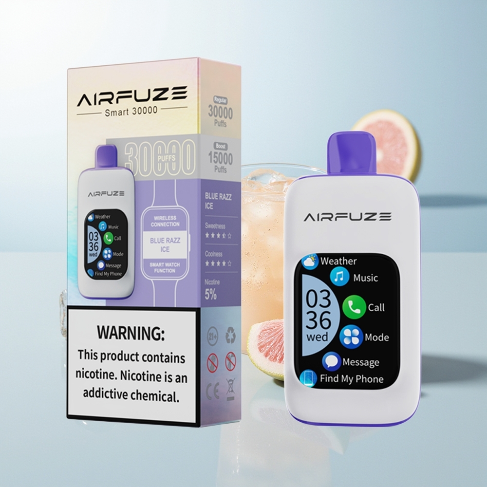 AirFuze Smart 30000 Puffs Plavi Razz Led Jednokratna Vape