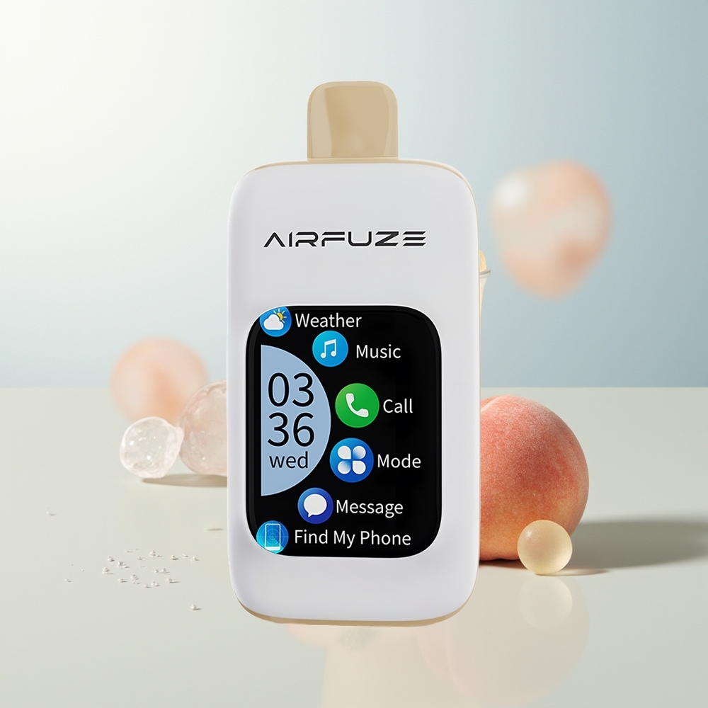 AirFuze Smart 30000 Puffs Sok od Breskve s Tipkovnicom i TFT zaslonom