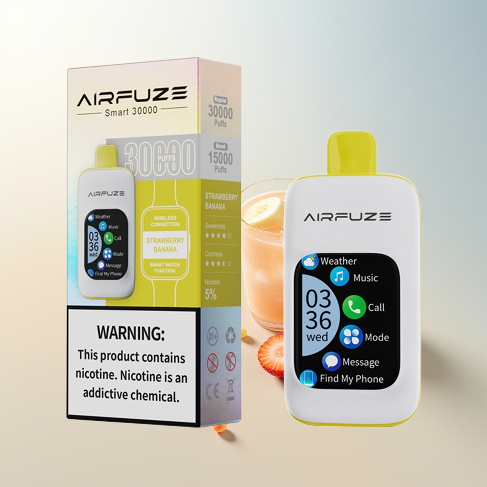 AirFuze Smart 30000 Pufova Jednokratna Vape Jagoda Banana 5 900mAh