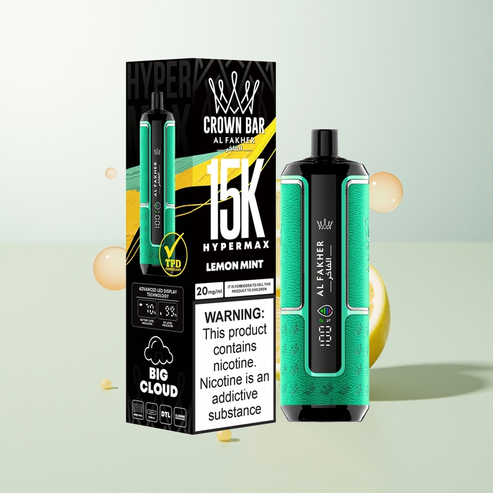 Al Fakher Crown Bar 15K Limeta Metvica Kompaktna Prijenosna