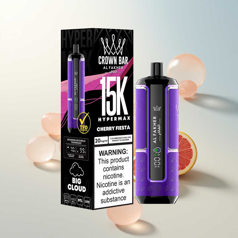 Al Fakher Crown Bar 15K Trešnja Fiesta 22ml 600mAh