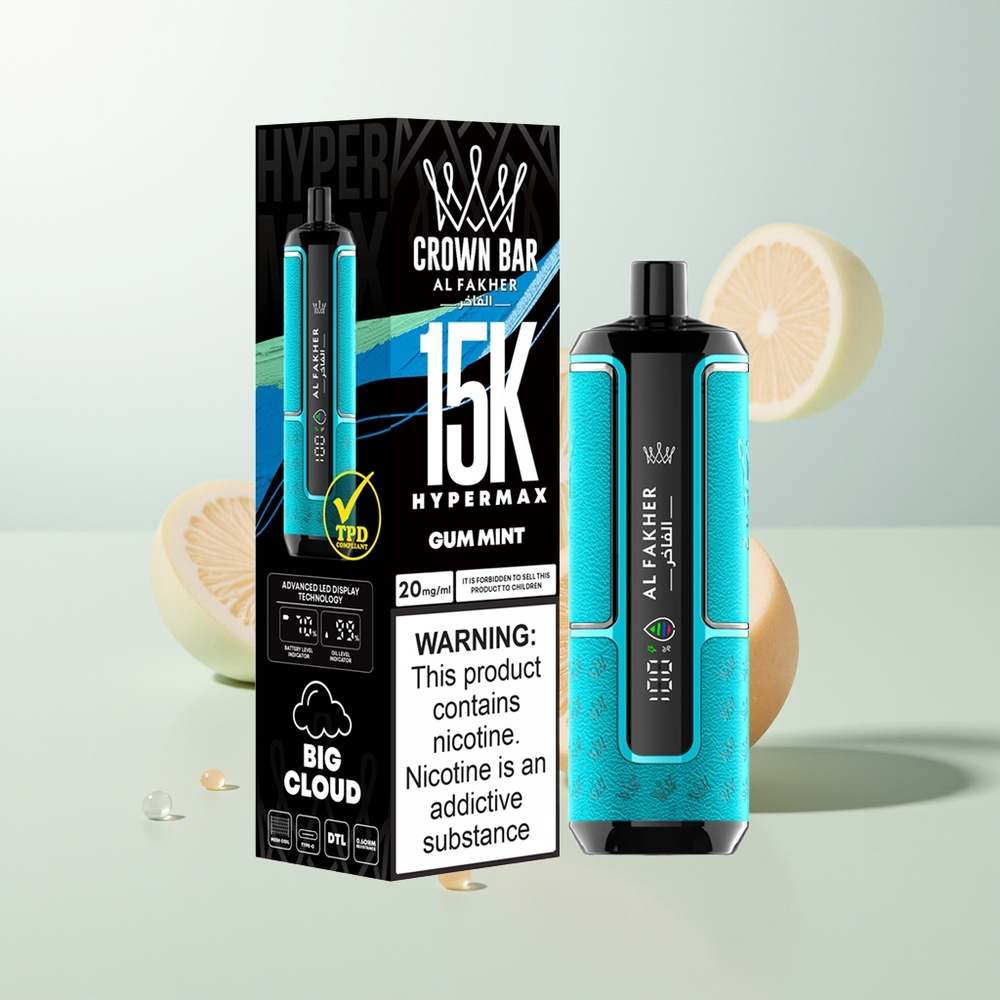 Al Fakher Crown Bar 15K Žvakaća Meta Hypermax
