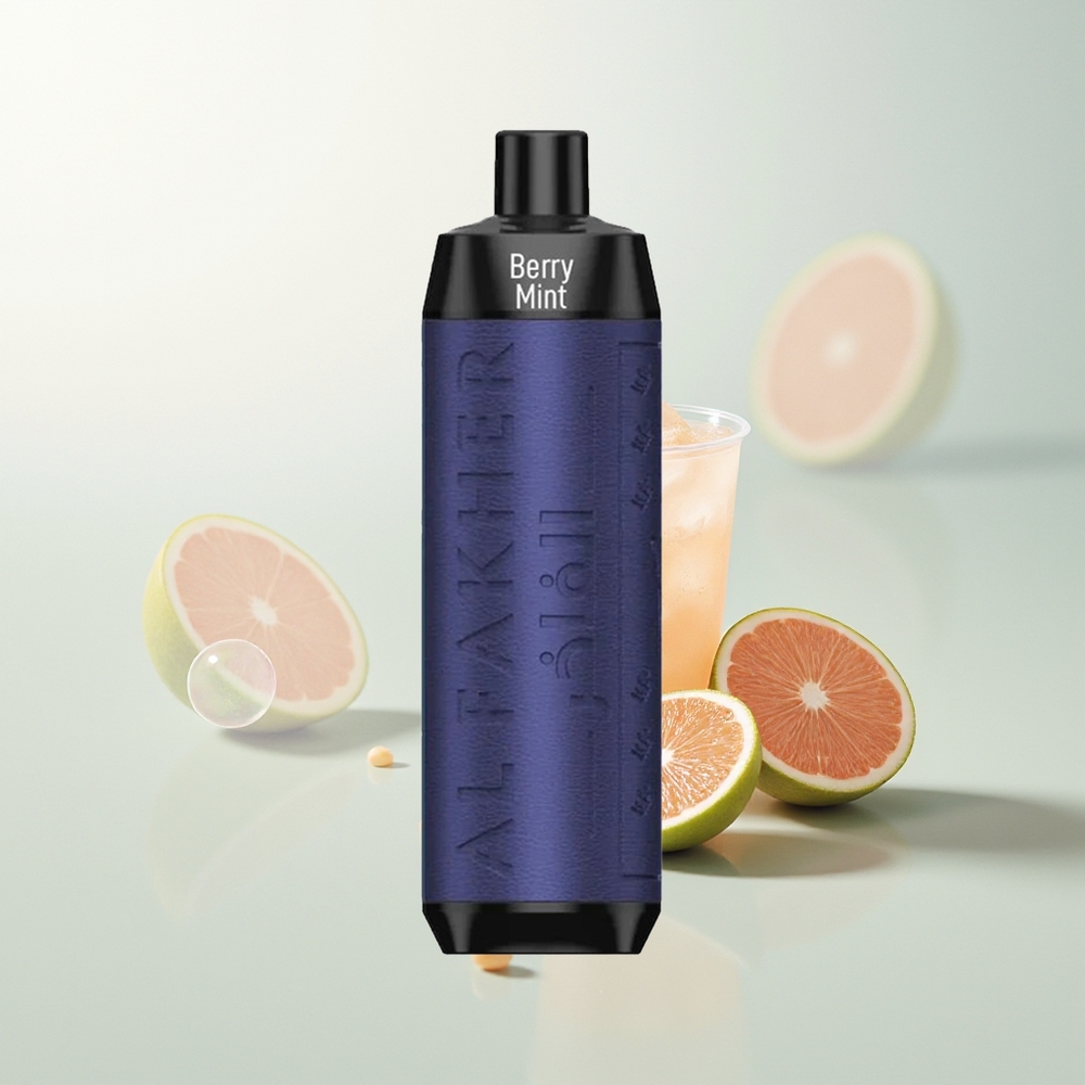 Al Fakher Crown Bar 8000 Crystal Jednokratna Vape Jagoda Metvica 18ml 8000 Puffova