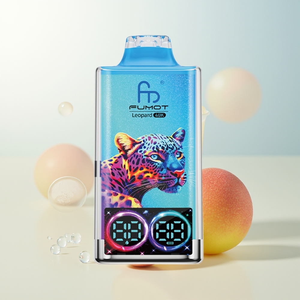 Fumot Leopard 40K Puffs Jednokratna Vape Breskva Mango Ananas Dual Mesh Type-C