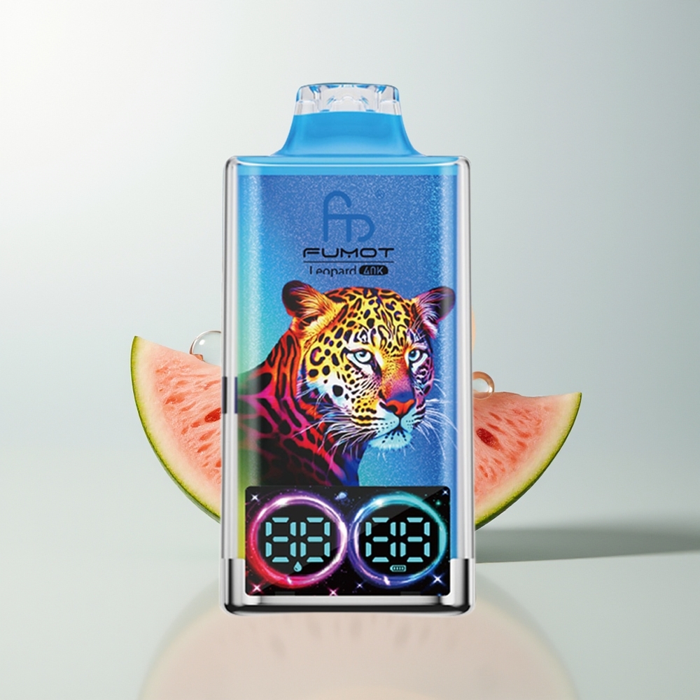 Fumot Leopard 40K Pufova Jednokratna Vape Lubenica Bubblegum 5 Nicotine 700mAh Battery
