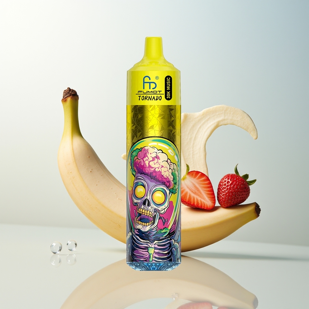 Fumot RandM Tornado 30000 Puffova Banana Jagoda 30mL LED