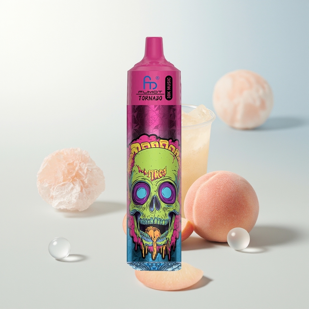 Fumot RandM Tornado 30000 Puffova Breskva Led 30mL 600mAh