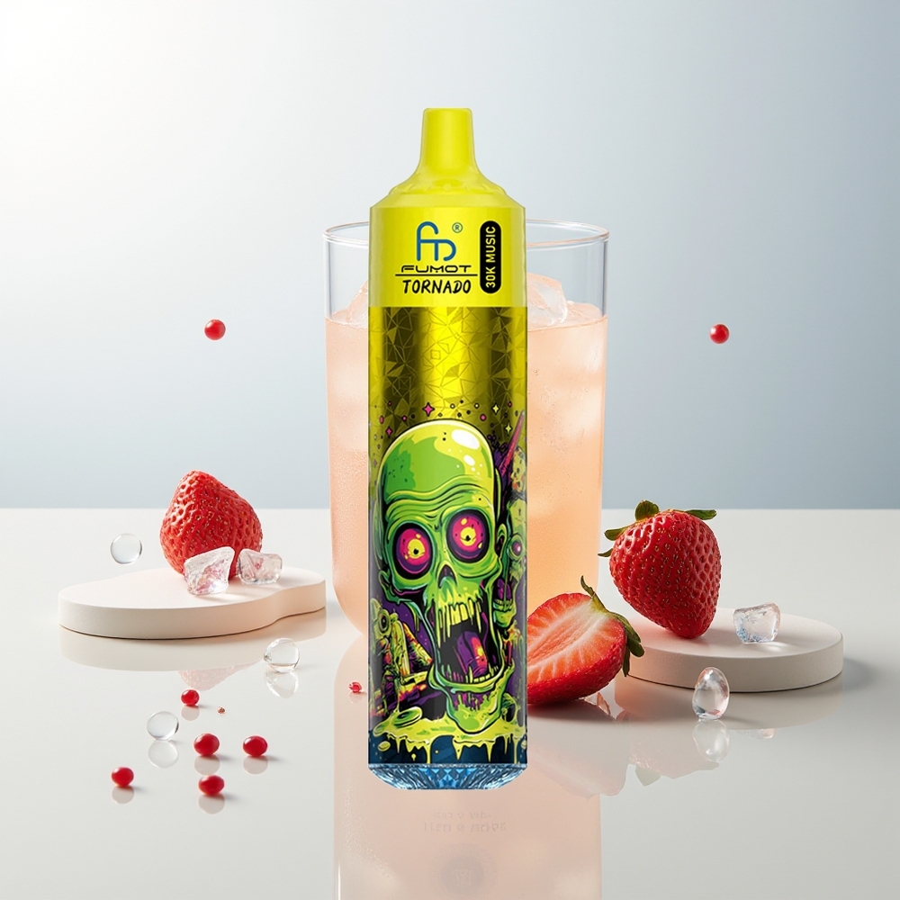 Fumot RandM Tornado 30000 Puffova Jagoda Led 30mL 600mAh