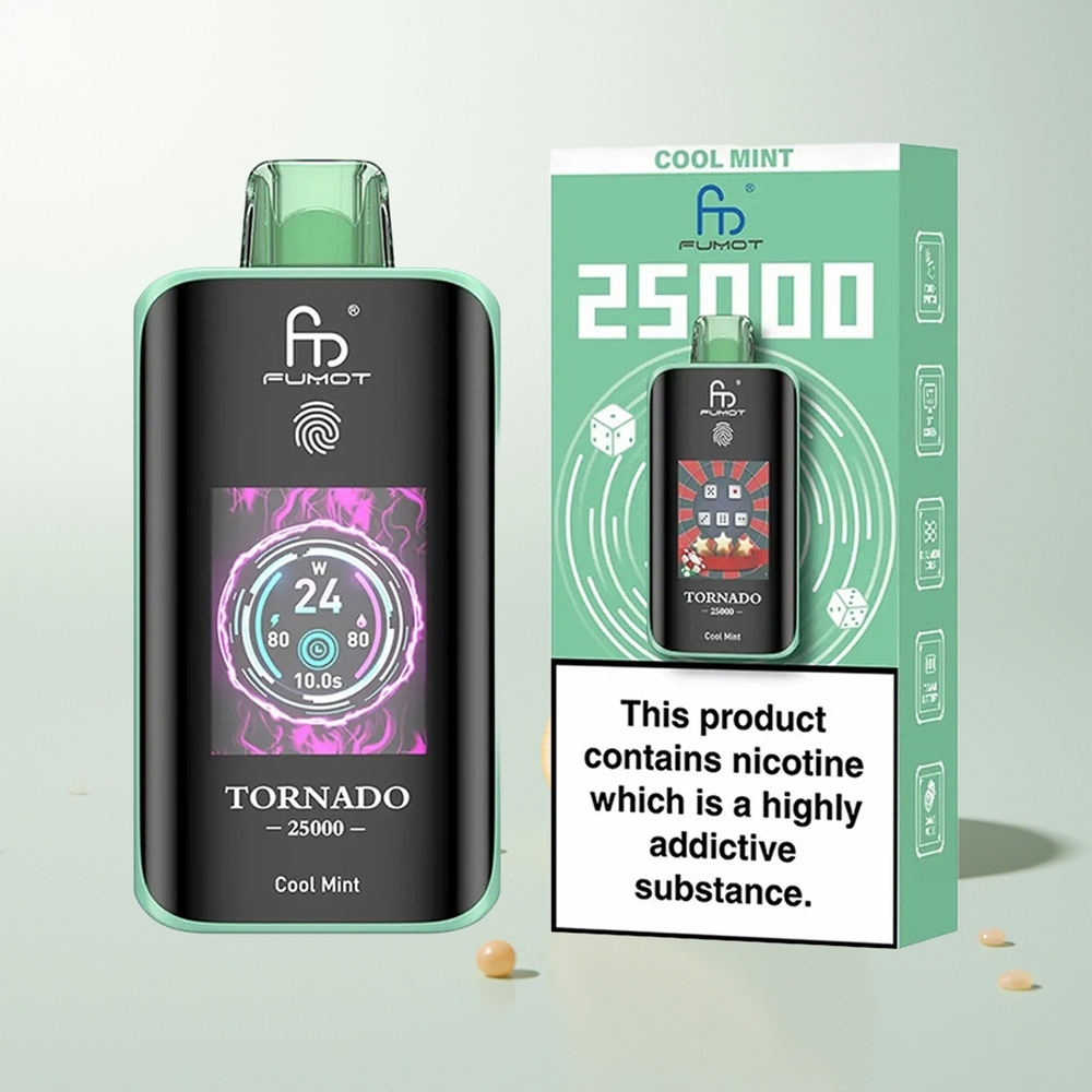 Fumot Tornado 25000 Pufova Hladno Pepermint 700mAh 20ml