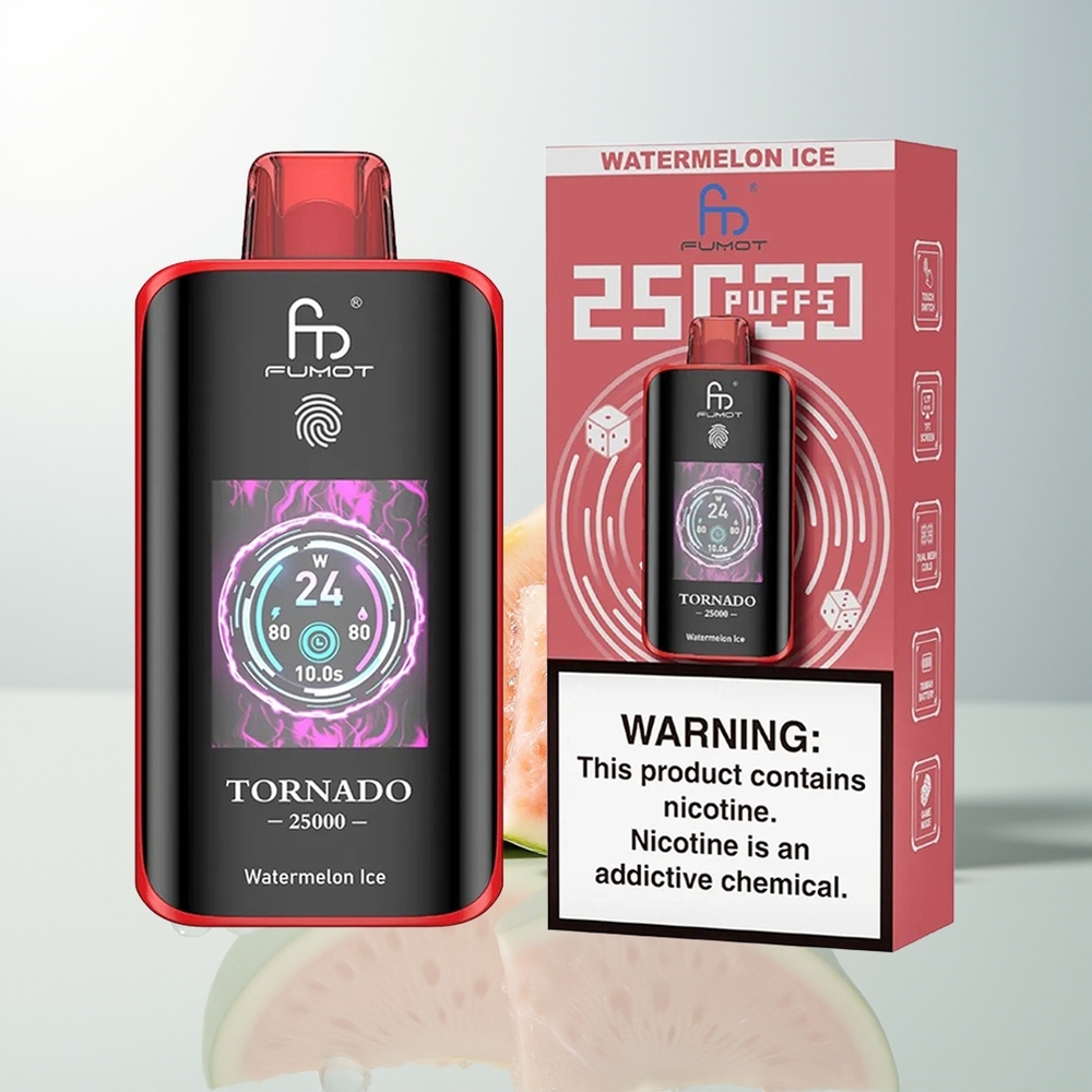 Fumot Tornado 25000 Pufova Lubenica Led 20ml Type-C
