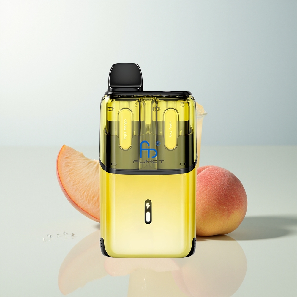 Fumot Ultra T32000 32000 Trostruki Mango - Sočna Breskva Napredna Mrežasta Zavojnica  Type-C Punjenje
