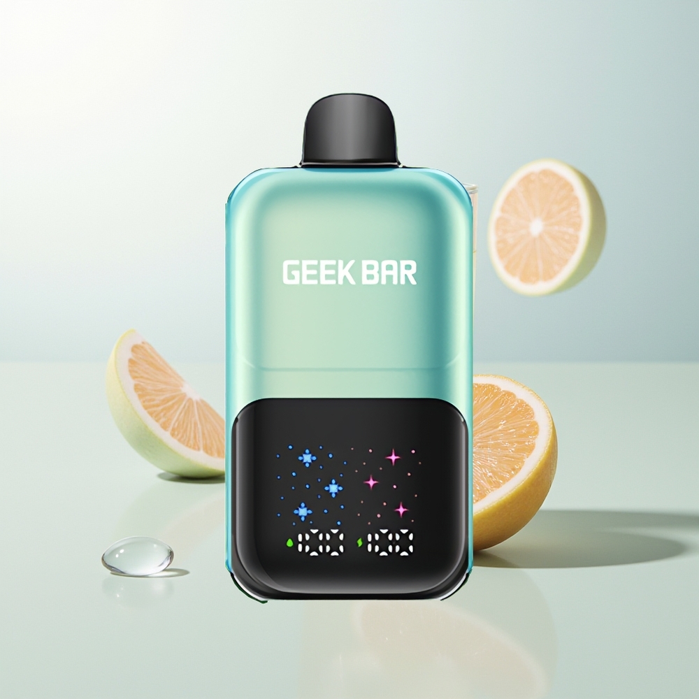 GEEK BAR 2GO 50000 Puffova Hladni Mentol Led Interaktivni Veliki Zaslon Dvostruki Spremnici