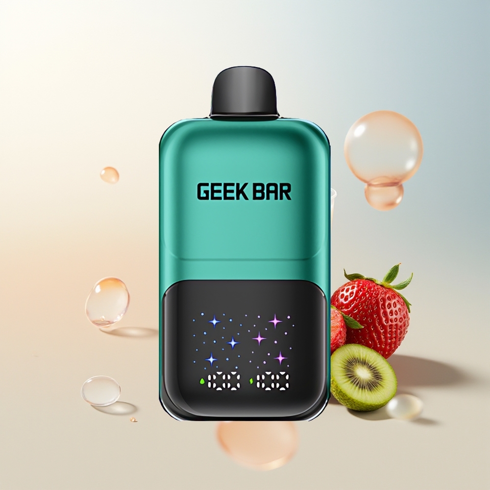 GEEK BAR 2GO 50000 Puffova Jagoda  Kivi Interaktivni Veliki Ekran Dvostruki Spremnik