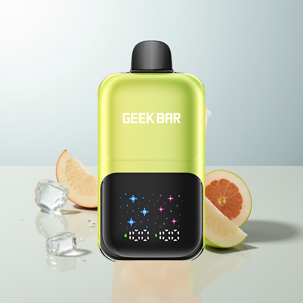 GEEK BAR 2GO 50000 Puffova Kisela Jabuka Led Interactive Large Screen Dual Tanks
