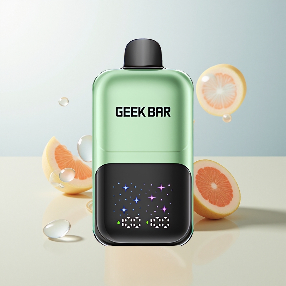 GEEK BAR 2GO 50000 Puffova Kiseli Bombon  Kiselo Voće Interaktivni Ekran Dvostruki Spremnik