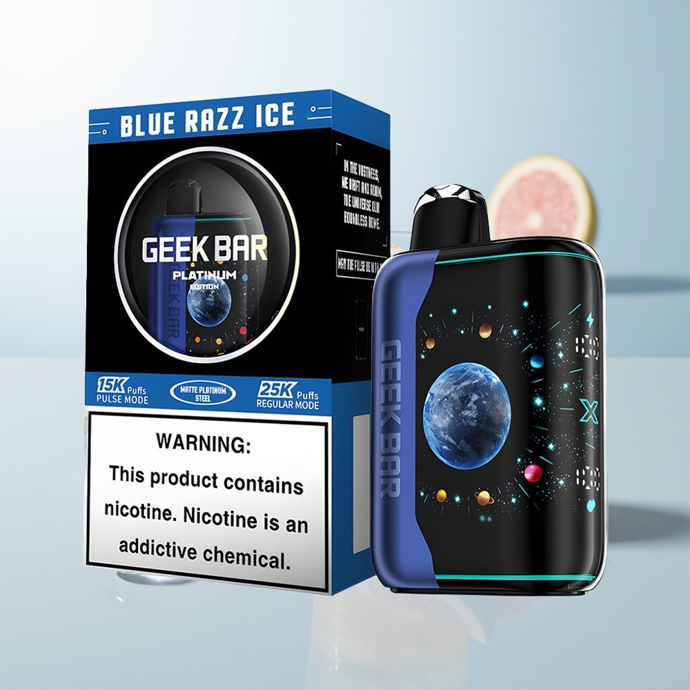 GEEK BAR Platinum Edition 25000 Plavka Malina Led Dual Mesh Coil