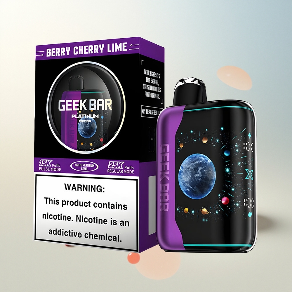 GEEK BAR Platinum Edition 25000 Ušteda Jagoda Trešnja Limeta USB-C 20mL