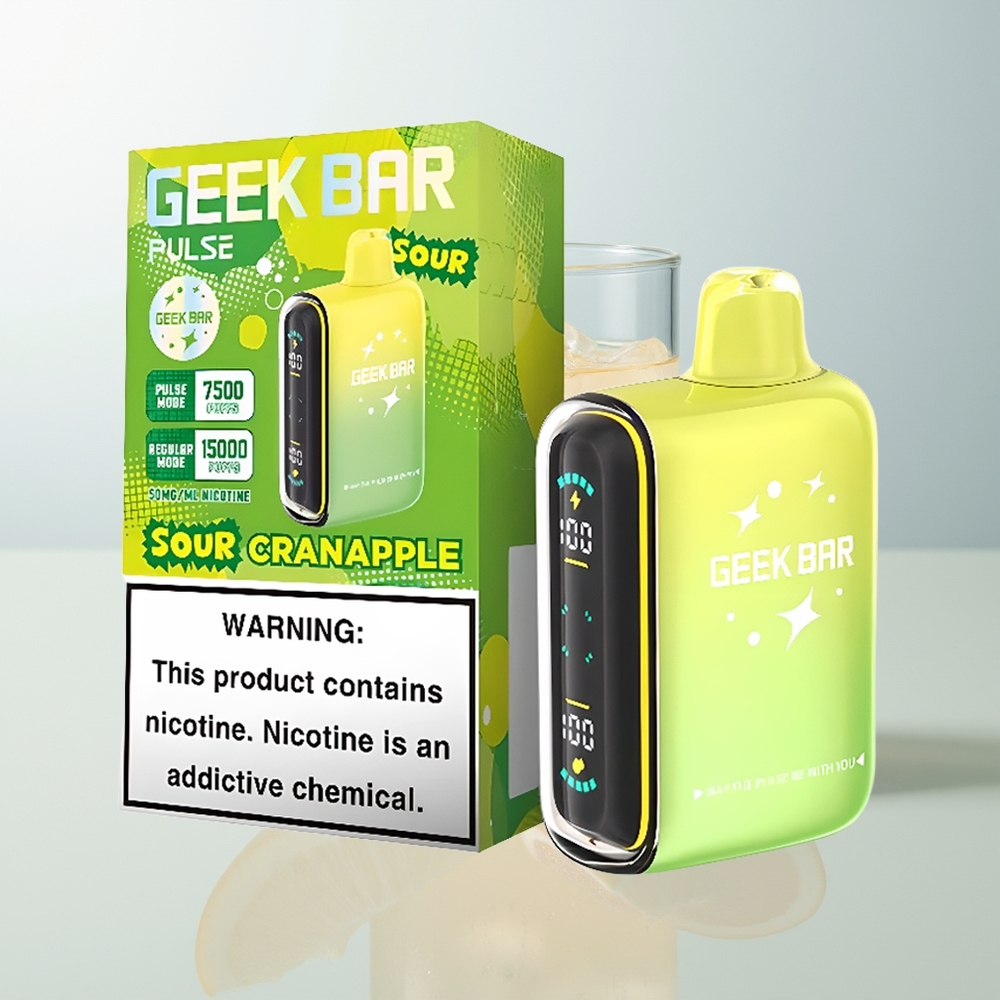 GEEK BAR Pulse 15000 Udaraca Kiselo S USB Type-C