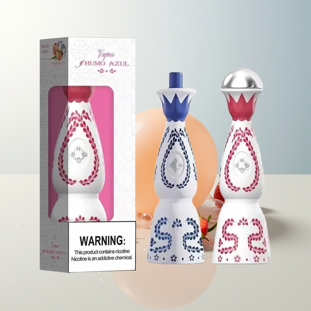 HUMO Azul 15000 Puffs Jagoda Bubble Gum 20mL 5 Nicotine