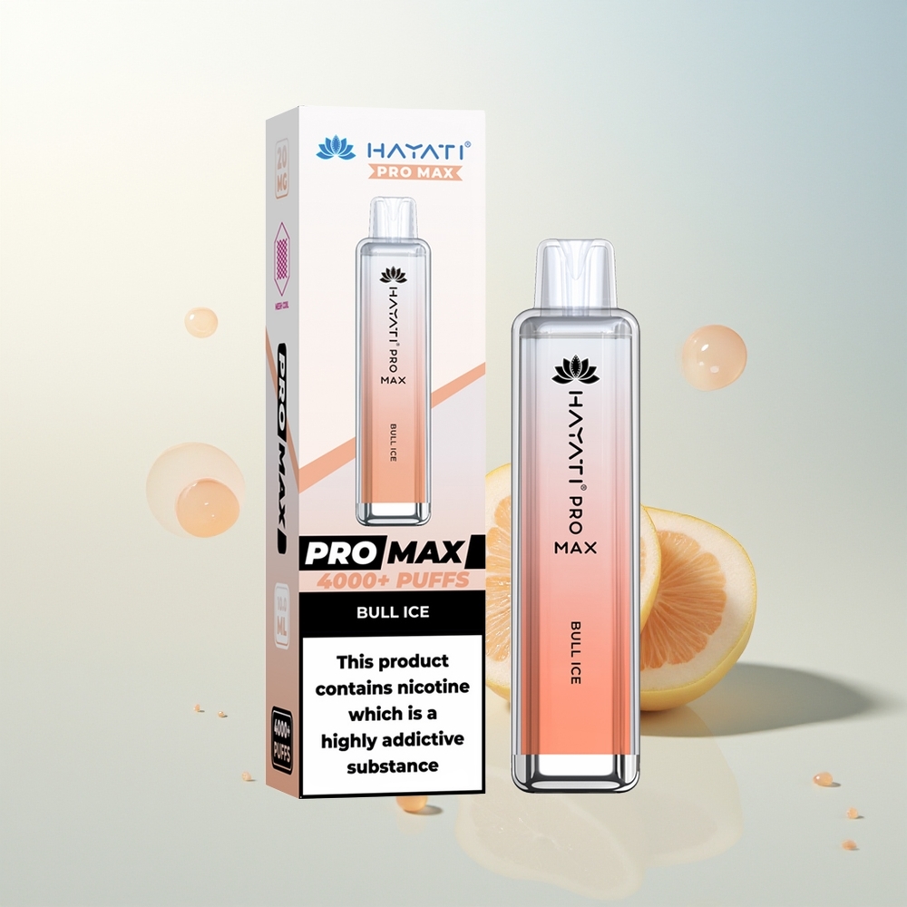 Hayati Pro Max 4000 Pufova Jednokratna Vape Bull Led (11 Ohm Dual Mesh + 1400mAh)
