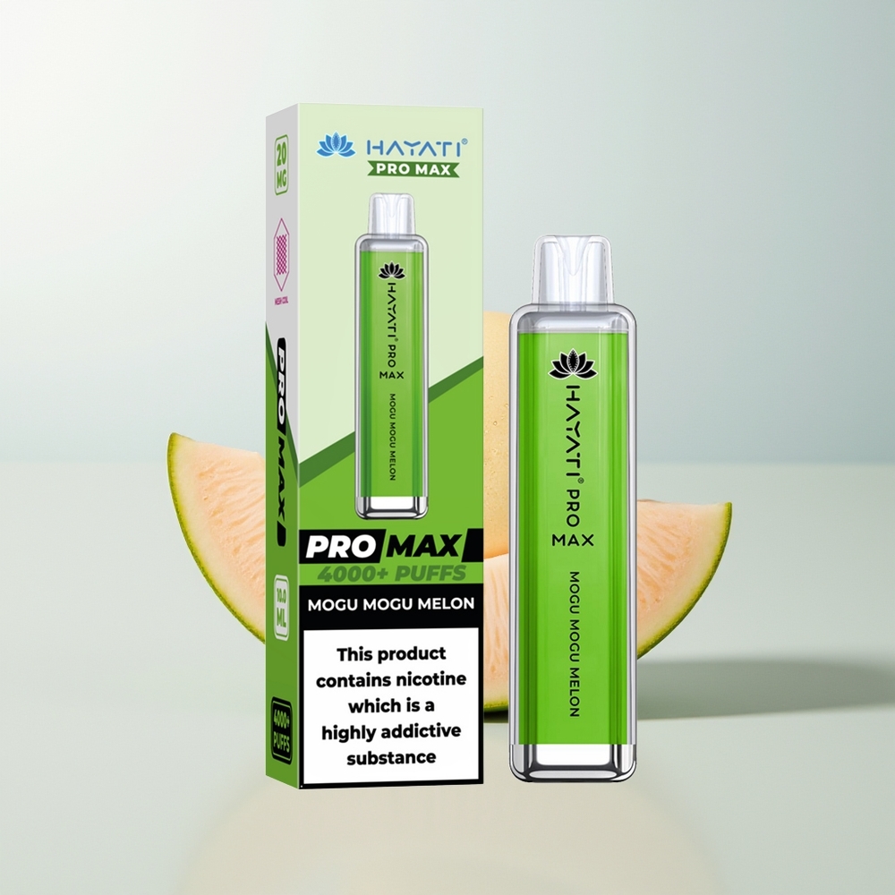 Hayati Pro Max 4000 Pufova Jednokratna Vape Mogu Mogu Dinja 2 Nikotina 1400mAh