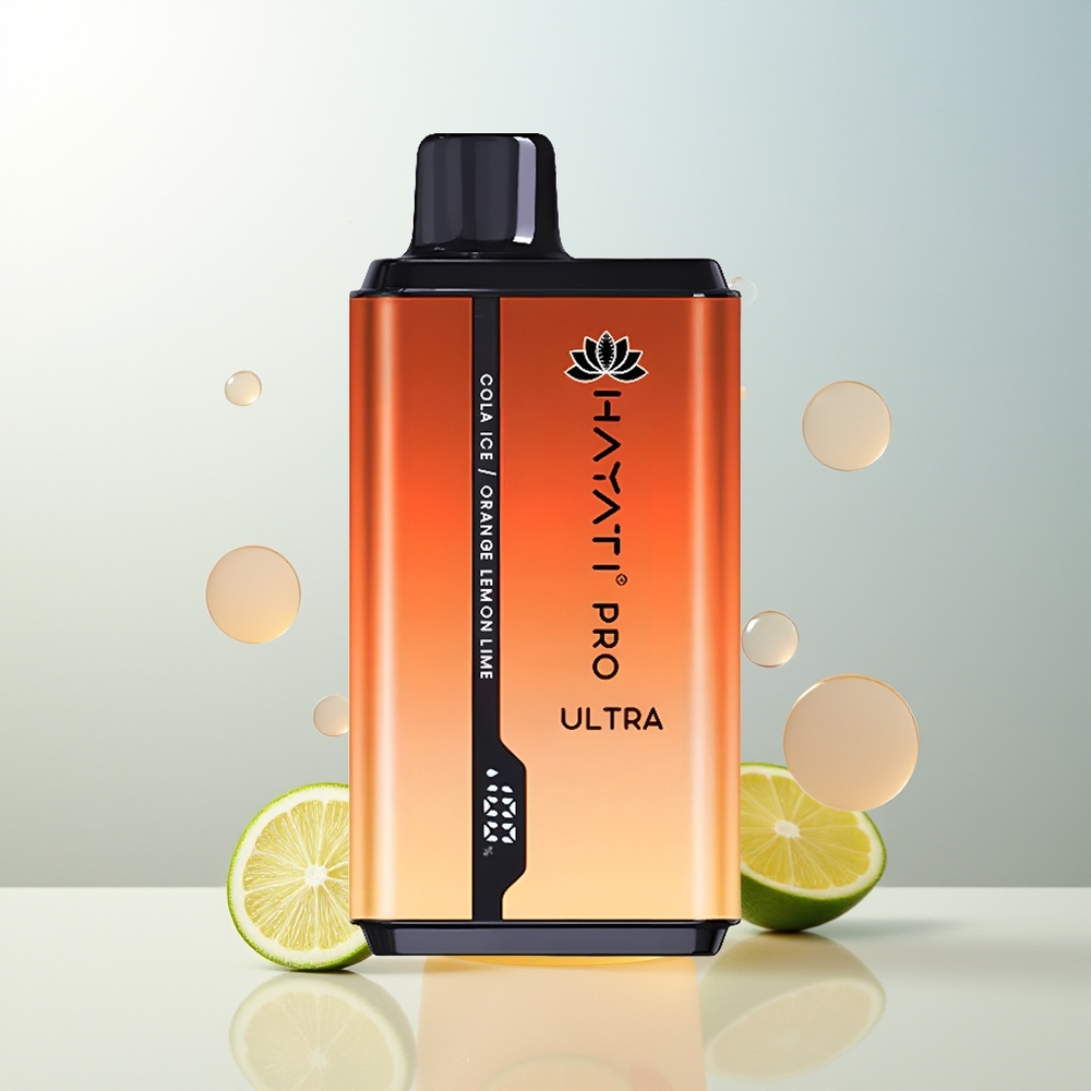 Hayati Pro Ultra 15000 Puffova Aroma Kola Led Naranča Limeta  Limun 2x12ml