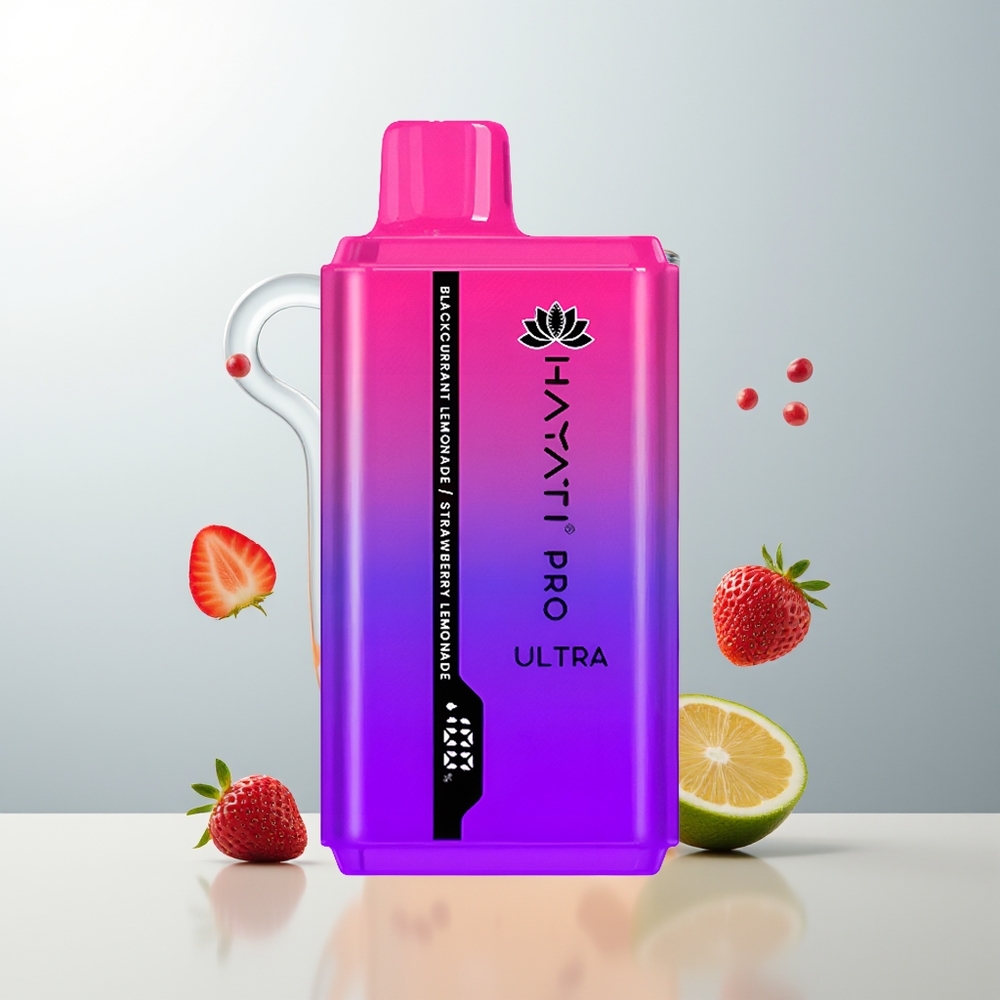 Hayati Pro Ultra 15000 Puffova Crna Ribizla Limunada Jagoda Limunada 850mAh 24ml
