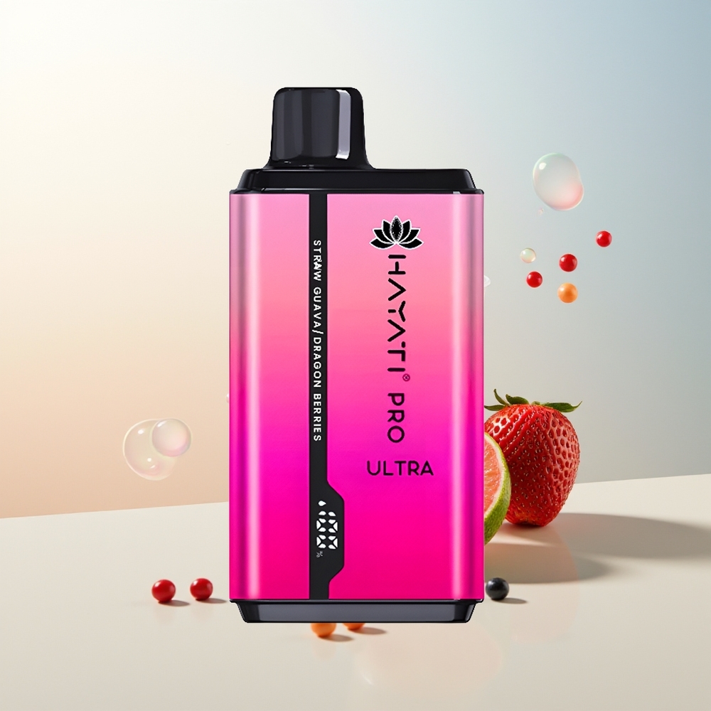 Hayati Pro Ultra 15000 Puffova Jagoda Guava Zmajevo Voće 2 12ml 2