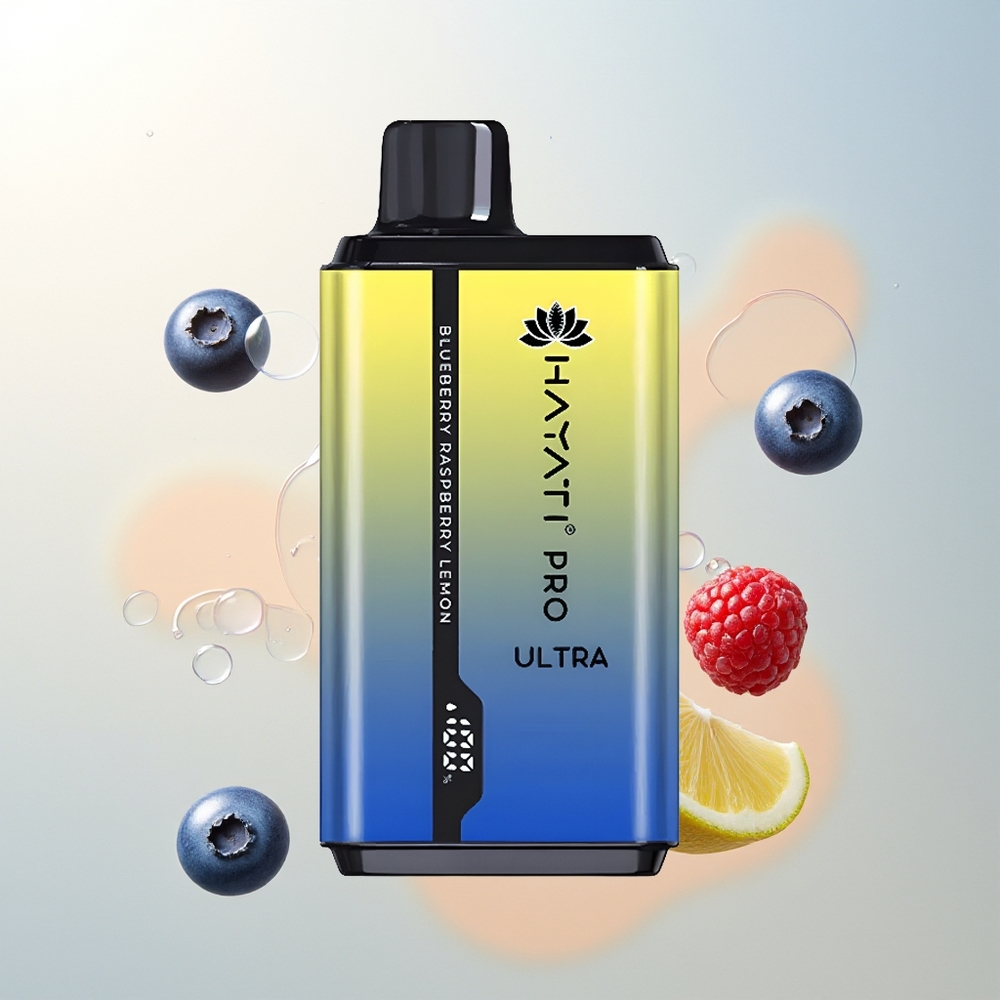Hayati Pro Ultra 15000 Pufova Borovnica Malina Limun 2 12ml 850mAh