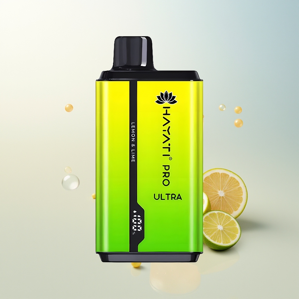 Hayati Pro Ultra 15000 Pufova Dispozabilna Vape Limun  Lime 850mAh 24ml