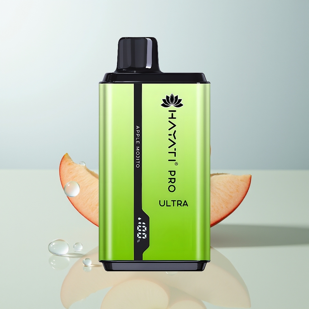 Hayati Pro Ultra 15000 Pufova Jednokratna Vape Jabuka Mojito 24ml 2