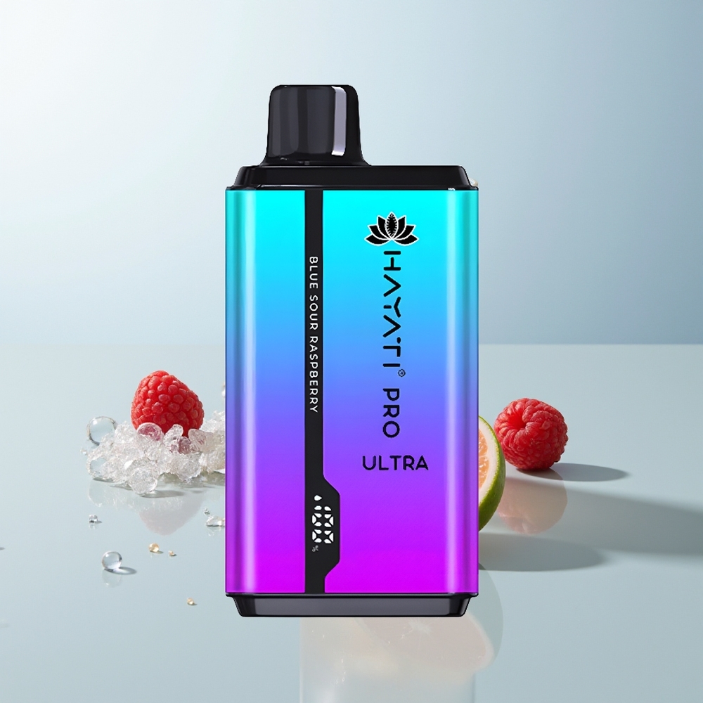 Hayati Pro Ultra 15000 Pufova Plavo-Kisela Malina Jednokratna Vape 850mAh 2 12ml