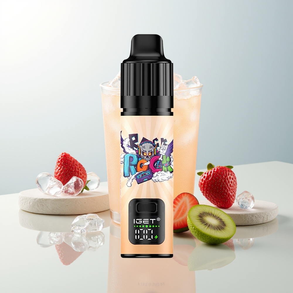 IGET BAR PLUS S3 POD 10000 Pufova Jednokratna Vape Jagoda Kivi Led 18 ml