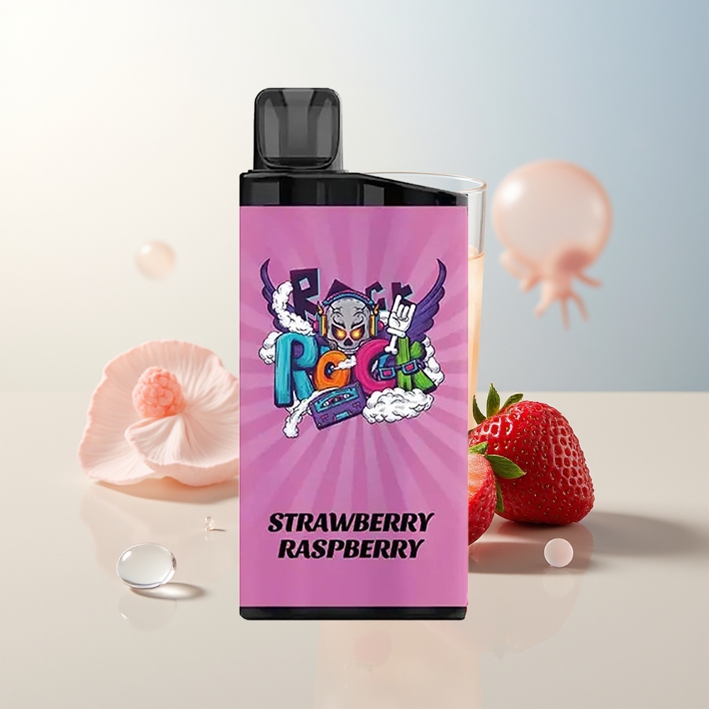 IGET Bar 3500 Puffova Jednokratna Vape Jagoda Malina 1400 mAh Mesh Coil
