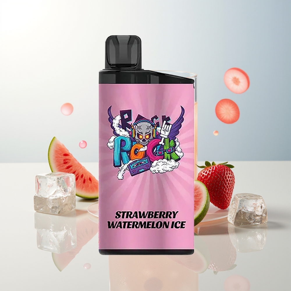 IGET Bar 3500 Puffs Jednokratna Vape Jagoda Lubenica Led PC+ALU