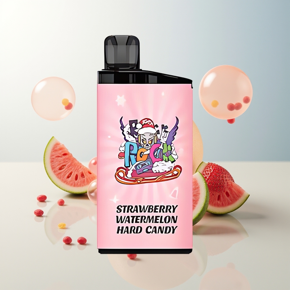 IGET Bar 3500 Pufova Jednokratna Vape Jagoda Lubenica Tvrdi Bombon 1400 mAh 12 Ohm Mesh Coil