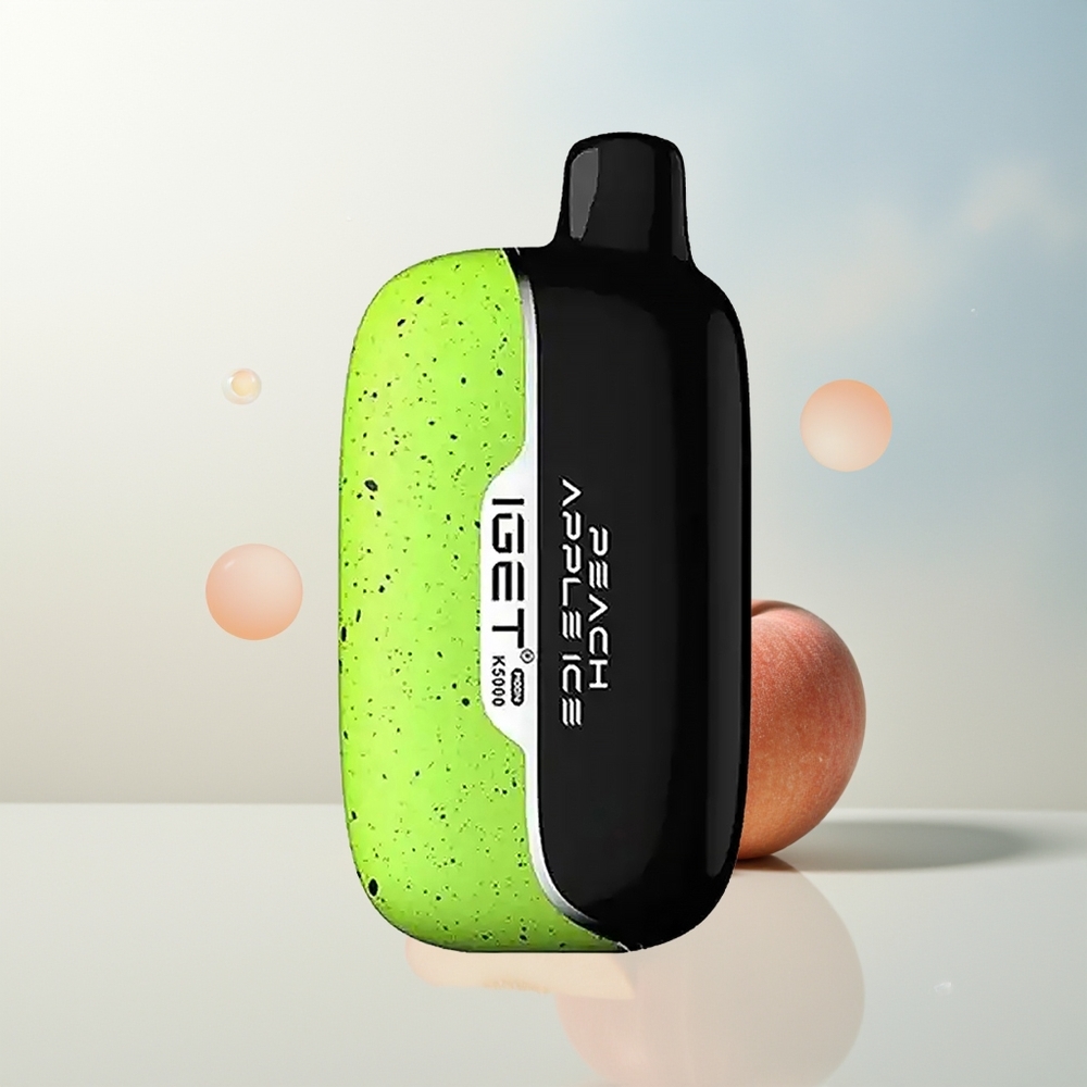IGET Moon K5000 5000 Pufova Breskva Jabuka Jednokratna Vape PC Mesh Coil