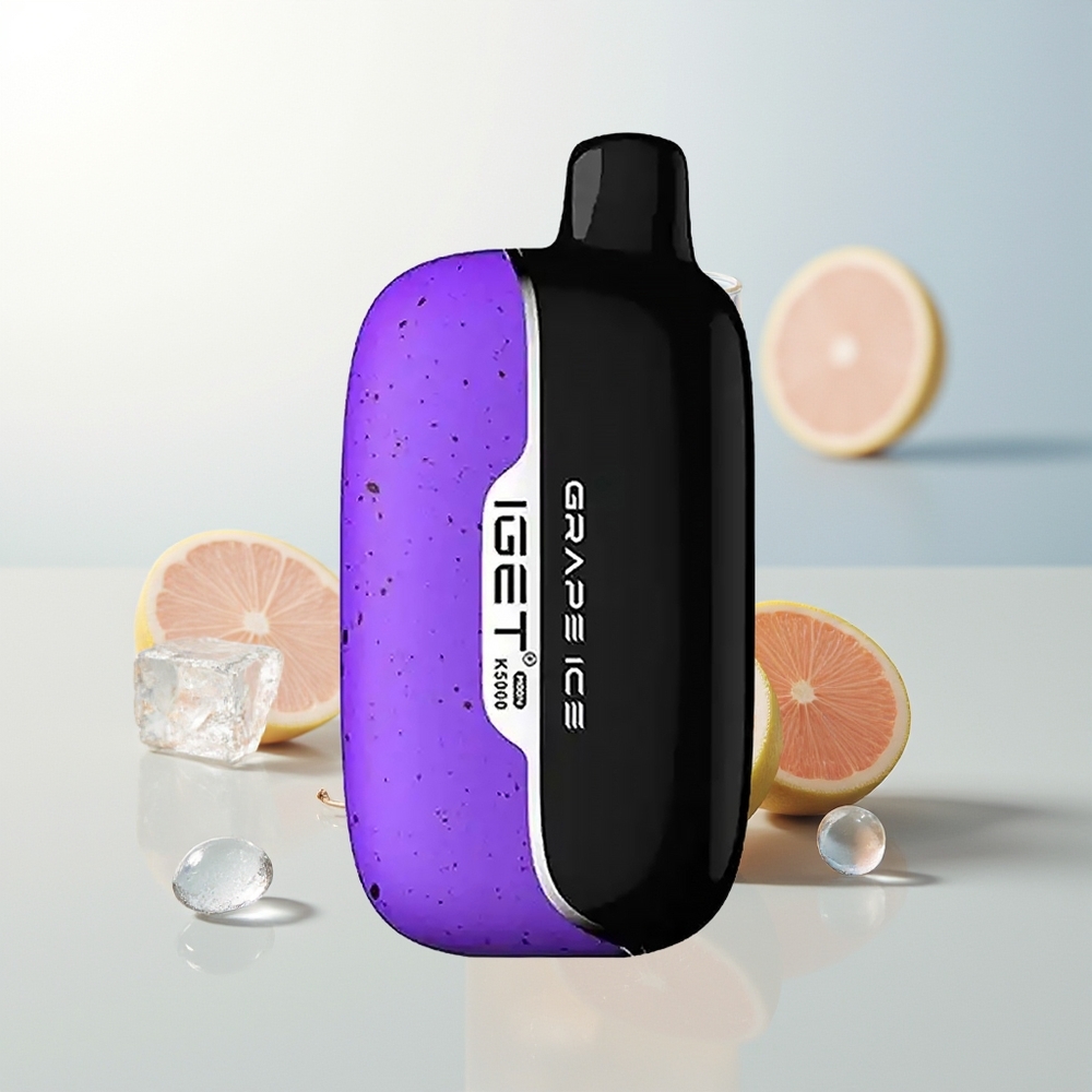 IGET Moon K5000 5000 Pufova Jednokratna Vape Grožđe Led + PC Materijal