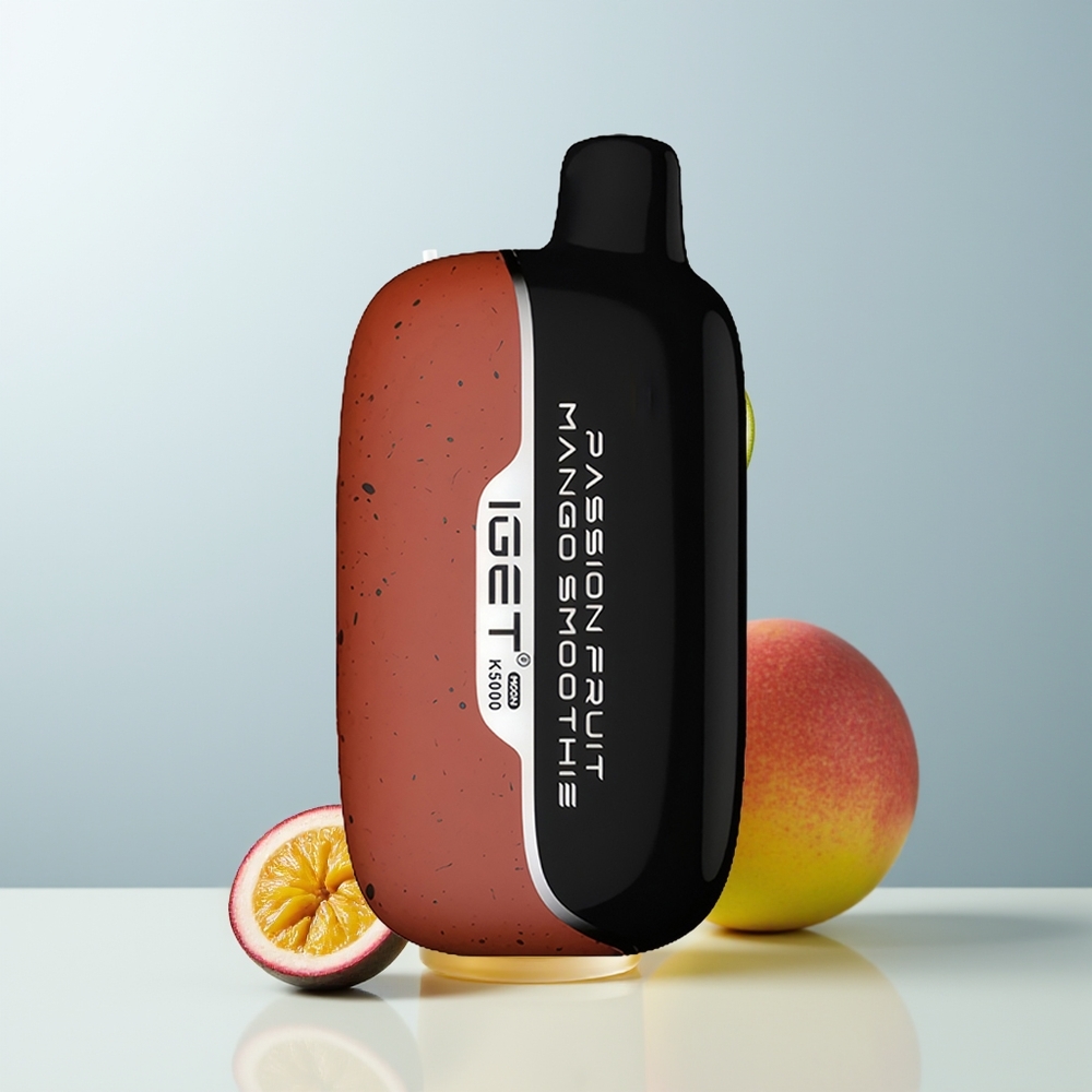 IGET Moon K5000 5000 Pufova Jednokratna Vape Pasiflora Mango Smoothie Mesh Coil 135 Ohm