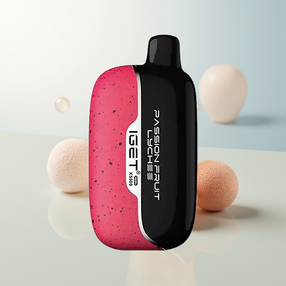 IGET Moon K5000 5000 Pusa Jednokratna Vape Mješavina Marakuje i Ličija Net Weight 815 g Mesh Coil 135 Ohm