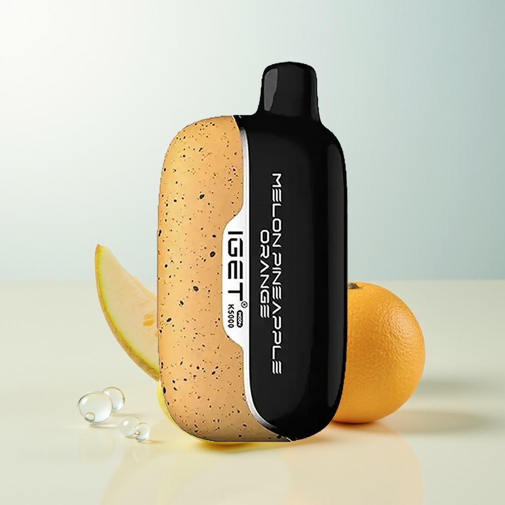 IGET Moon K5000 5000 Pusta Dispozabilna Vape Dinja Ananas Naranča 135 Ohm Mesh