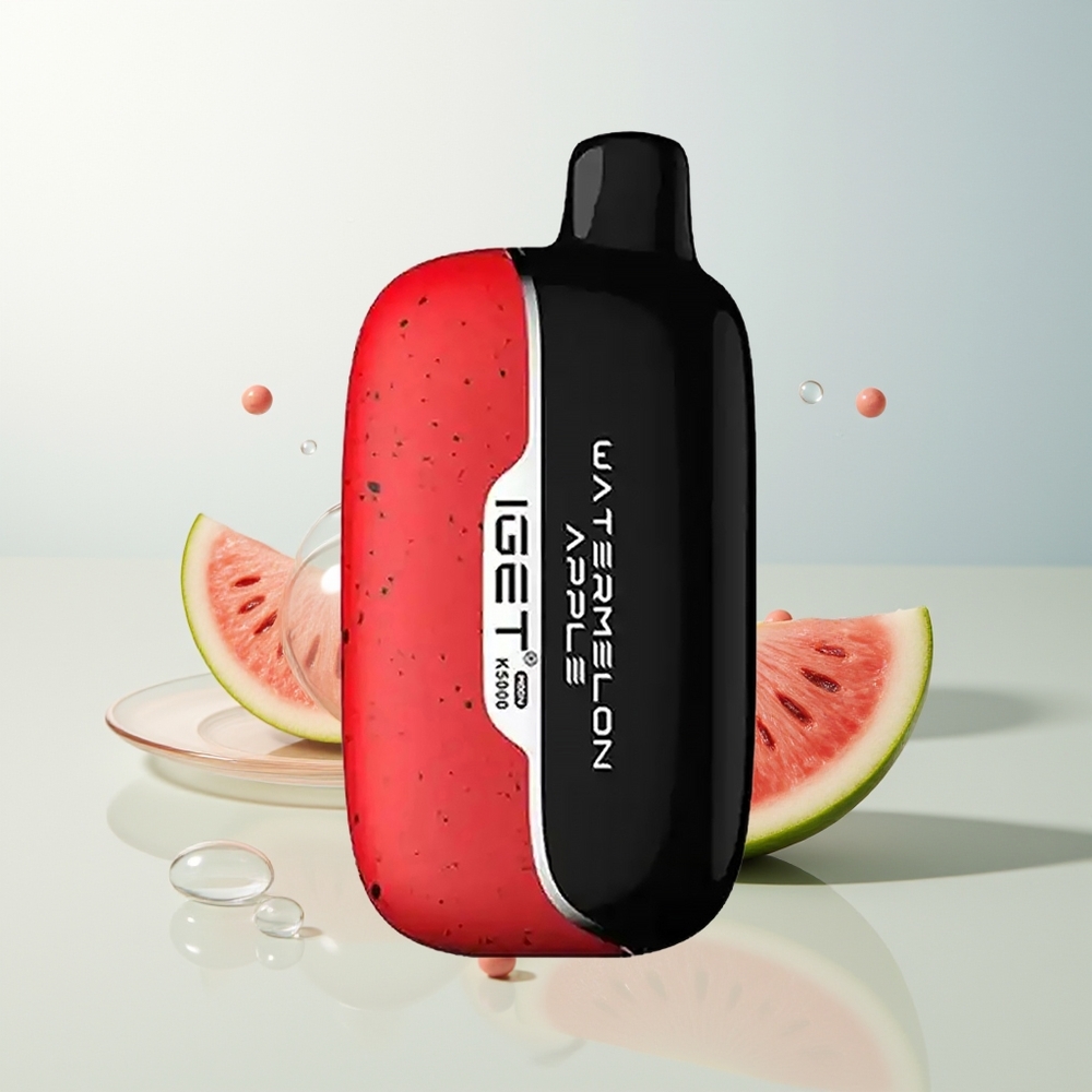 IGET Moon K5000 5000 Pusta Jednokratna Vape Lubenica Jabuka 135 Ohm Mesh