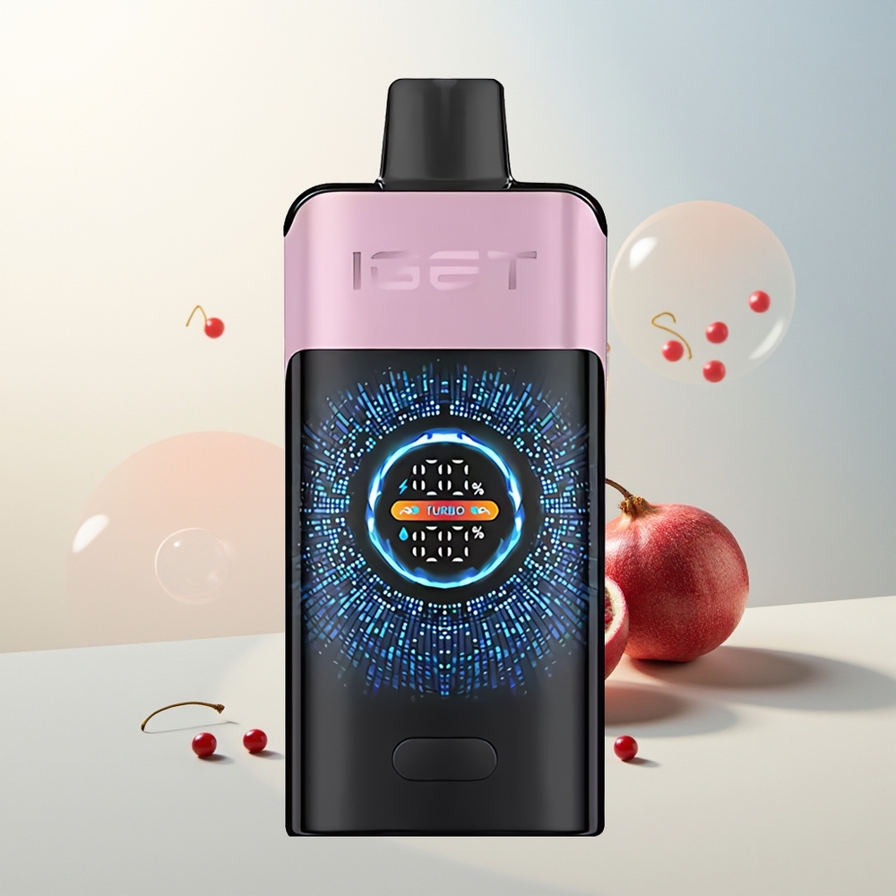 IGET ONE 12000 Puffs Jednokratna Vape Trešnja Nar 2700 mAh Dual Mesh Coil