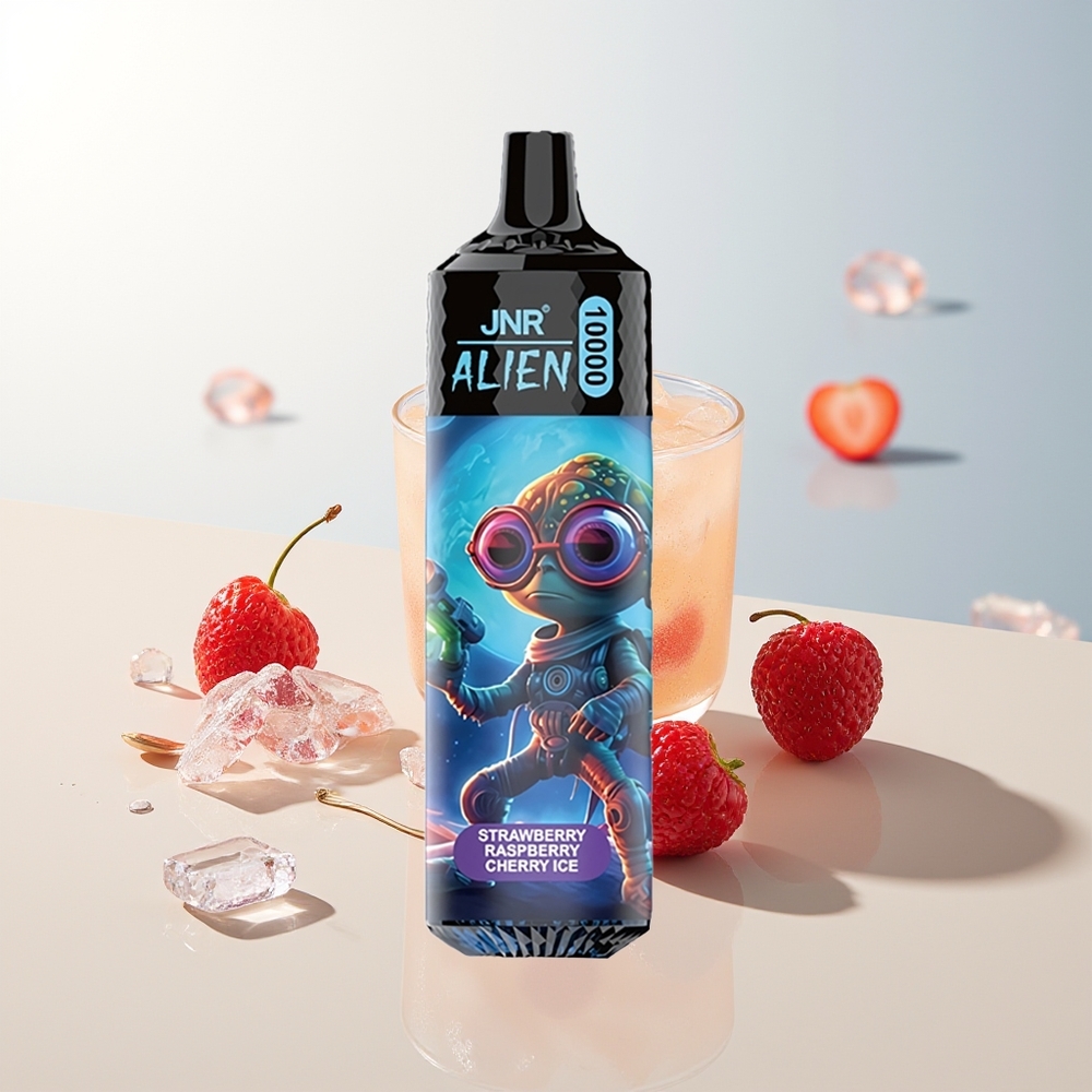 JNR Alien 10000 Puffova Jagoda Malina Trešnja Led s 850mAh i LED (RGB)