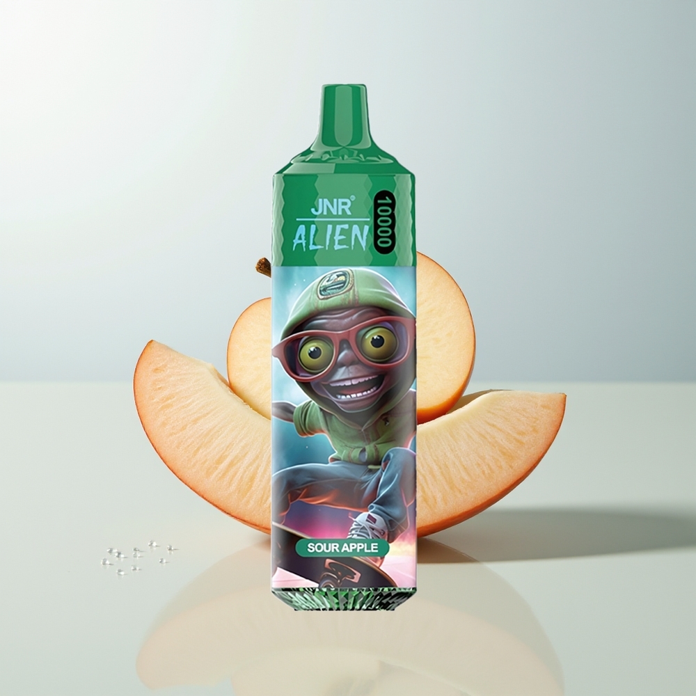 JNR Alien 10000 Puffova Kisela Jabuka RGB LED