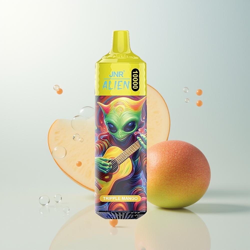 JNR Alien 10000 Puffs Trostruki Mango 850mAh RGB