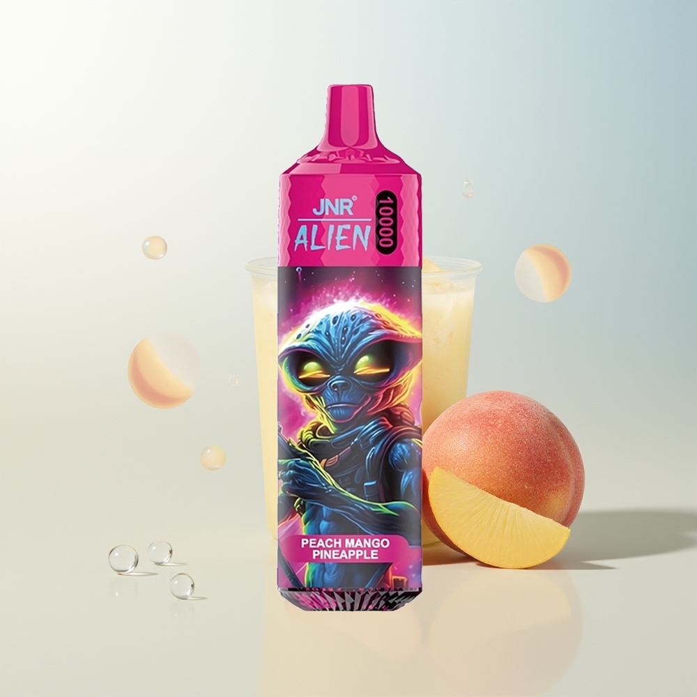 JNR Alien 10000 Pufova Breskva Mango Ananas 850mAh LED