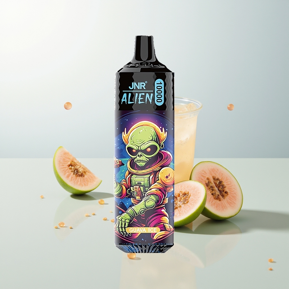 JNR Alien 10000 Pufova Guava Led E-juice 20ml RGB