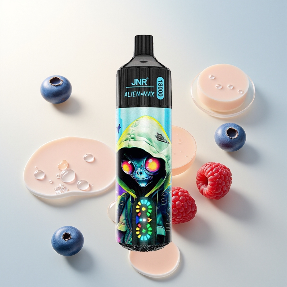 JNR Alien Max 18000 Puffs Dual Mesh Borovnica Malina Brzi Punjenje