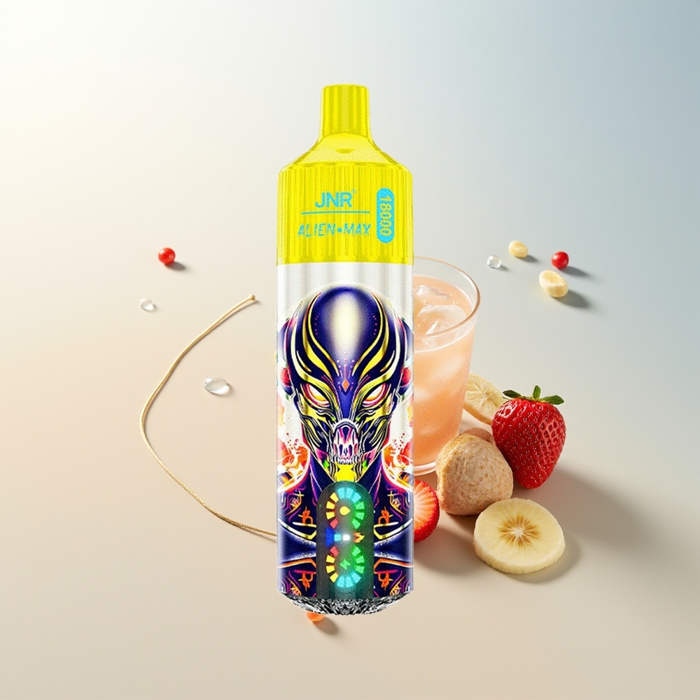 JNR Alien Max 18000 Puffs Dual Mesh Coil Jagoda Banana